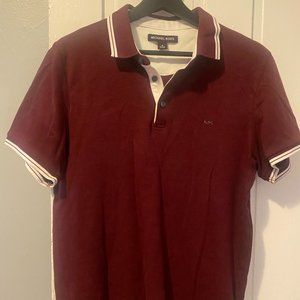 Michael Kors - Men Burgundy Medium Polo